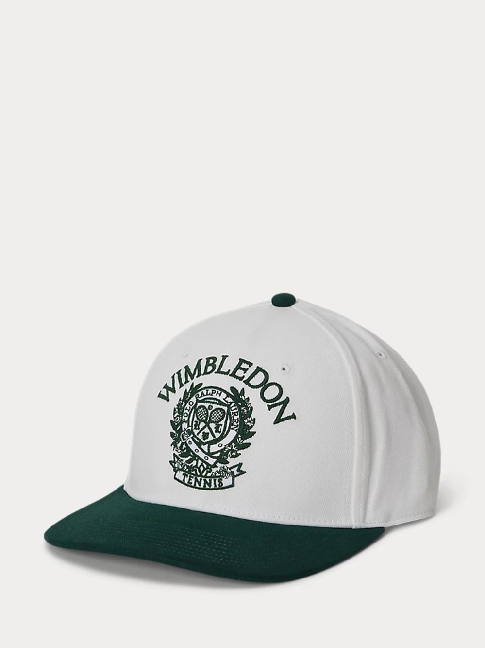 Polo Ralph Lauren Wimbledon Crest Twill Cap White/Moss Agate